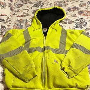Carhartt Hi Vis Class 3 Insulated Work Hoodie